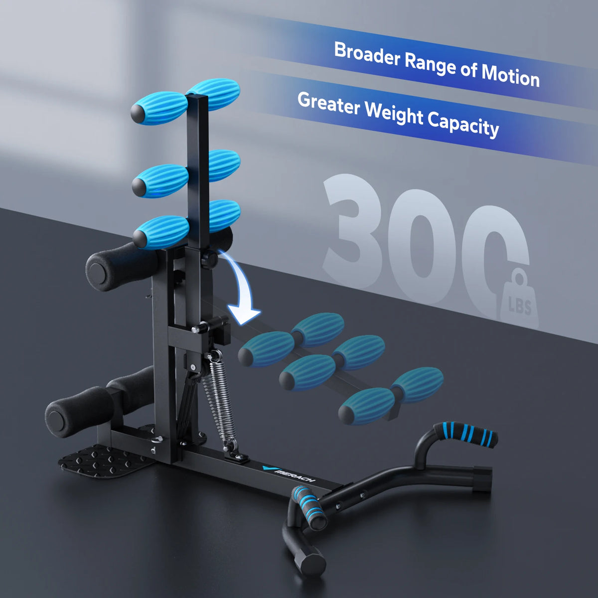 Merach Adjustable Squat Machine Push Up Bar For Home Gym
