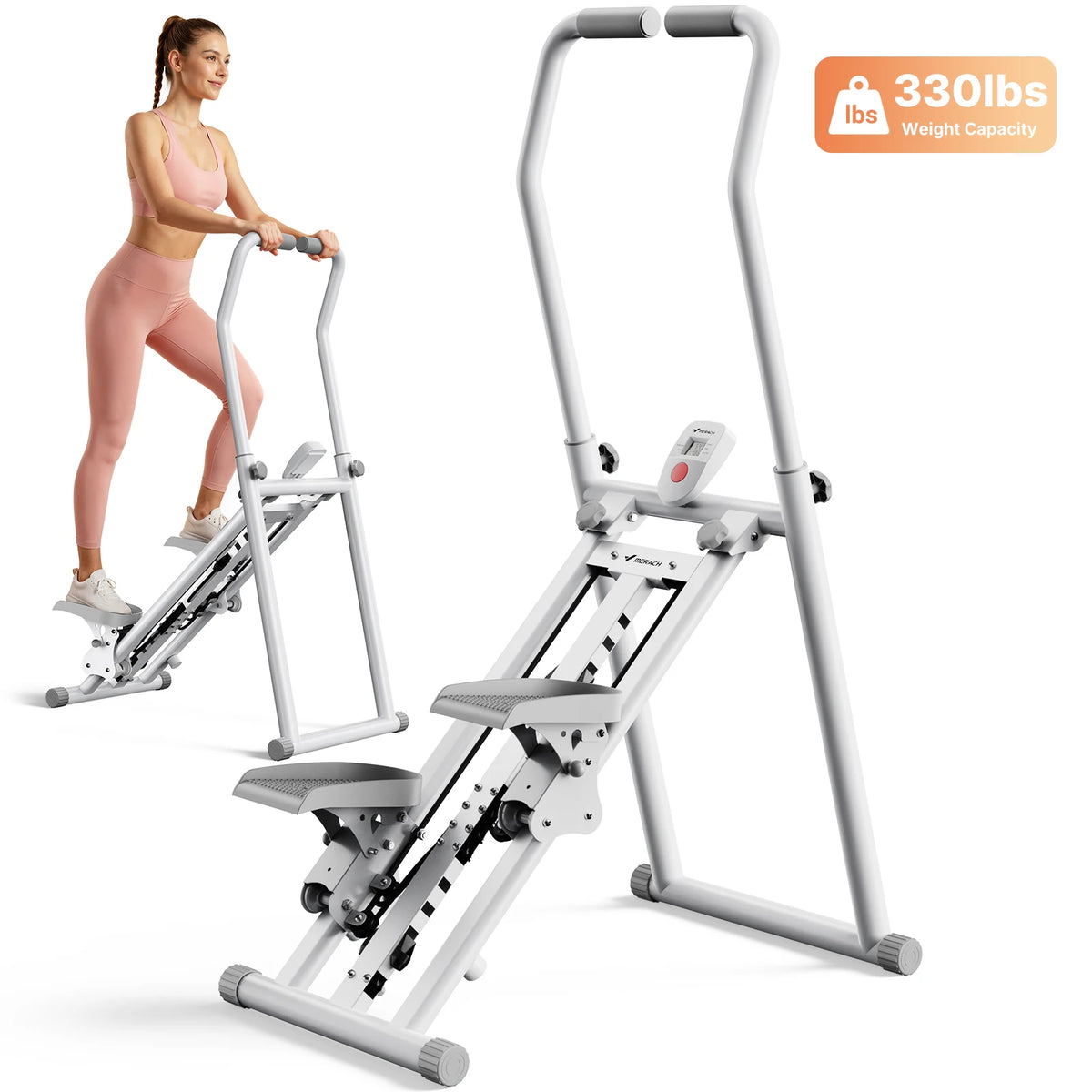 Merach Foldable Stair Stepper Machine For Indoor Exercise