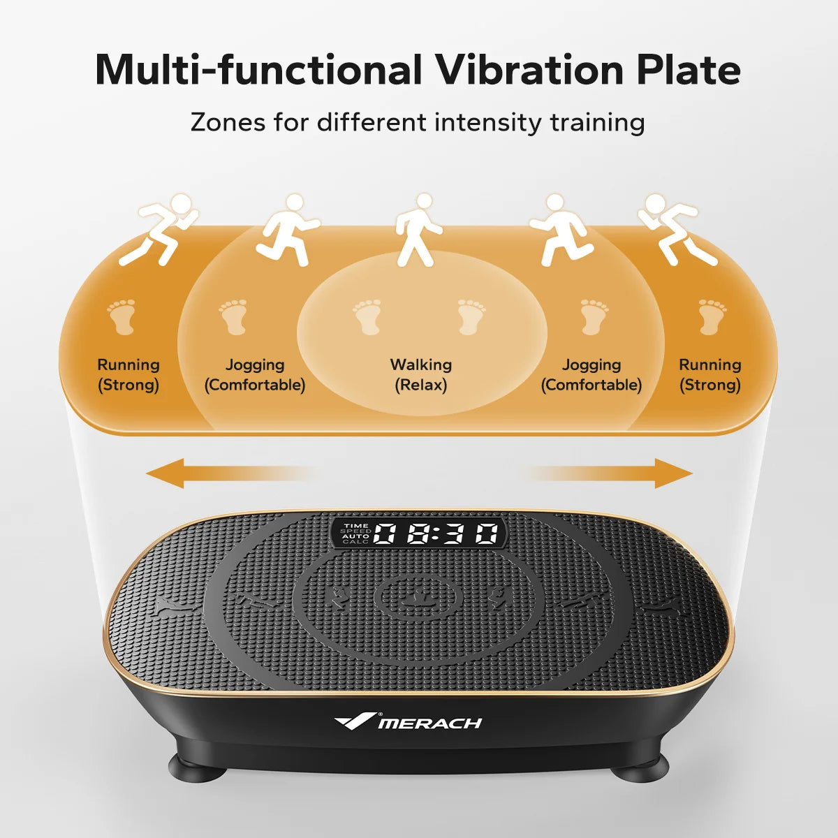 Merach Vibration Plate Exercise Machine For Complete Body Training