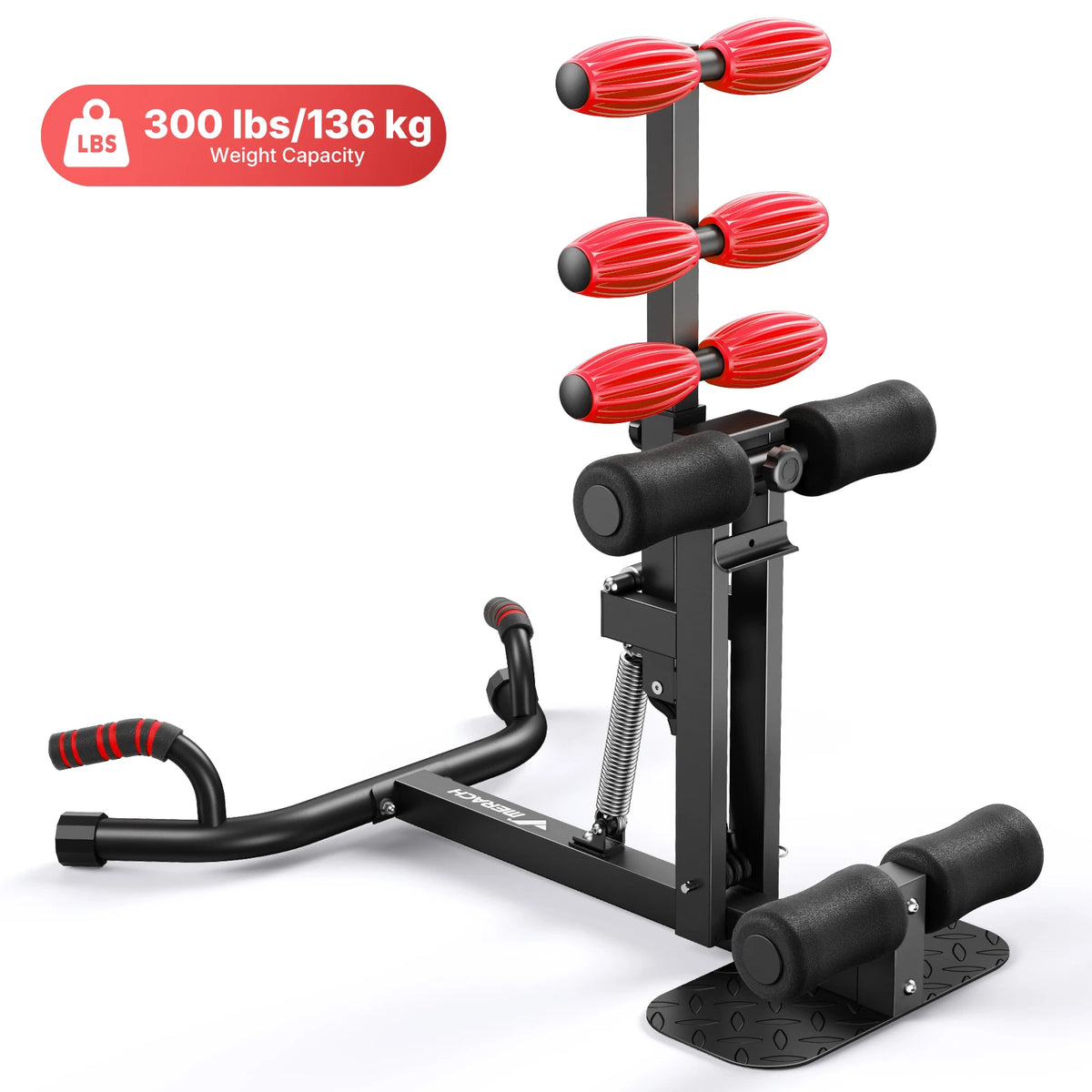 Merach Adjustable Squat Machine Push Up Bar For Home Gym