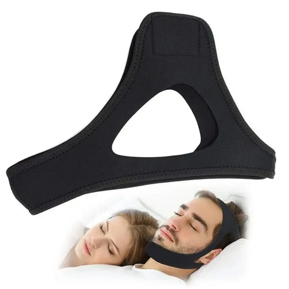 Premium Cotton Chin Rest Strap for Reducing Nightly Snoring