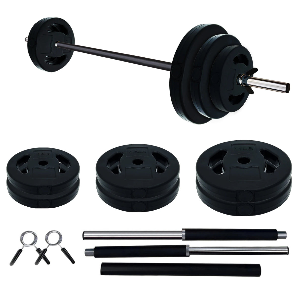 Twister CK Adjustable Barbell Weight Set Home Gym Strength Training