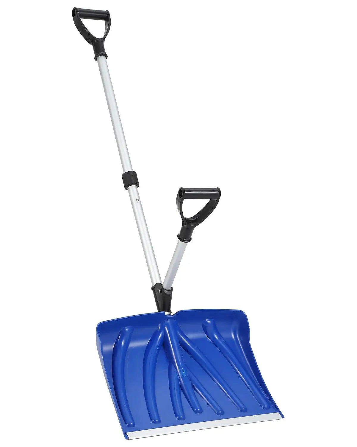 HiMISS Ergonomic Snow Shovel With D Grip And Aluminum Blade