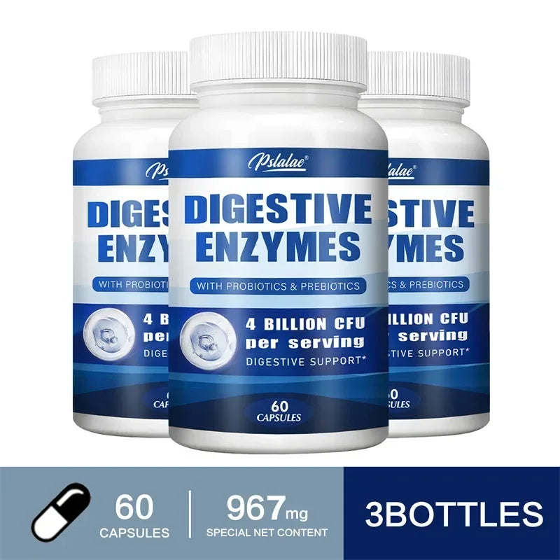 Pslalae Digestive Enzymes For Gas And Bloating Relief
