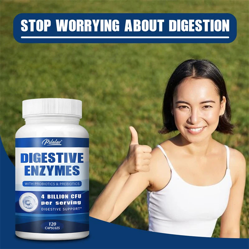 Pslalae Digestive Enzymes For Gas And Bloating Relief