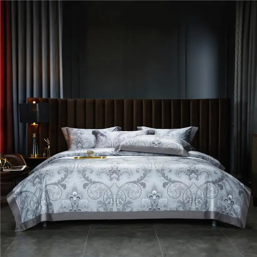 IvaRose Luxury Egyptian Cotton Duvet Cover Bedding Set