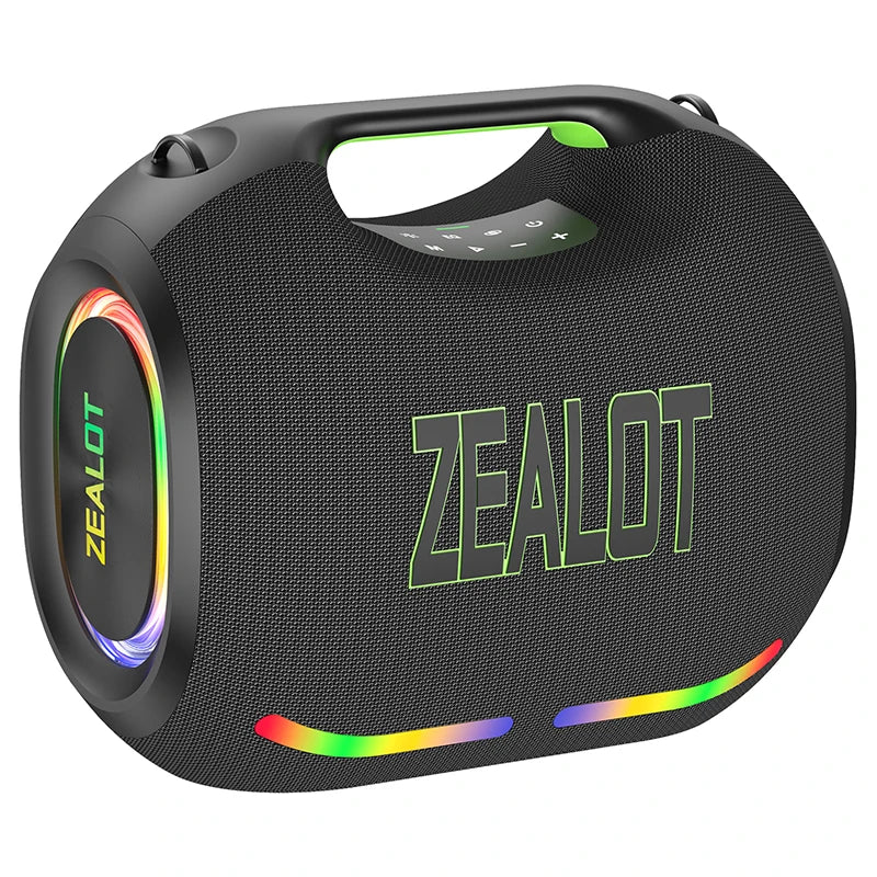 Zealot Ze21 Portable Waterproof Bluetooth Speaker 48000mAh Battery Life