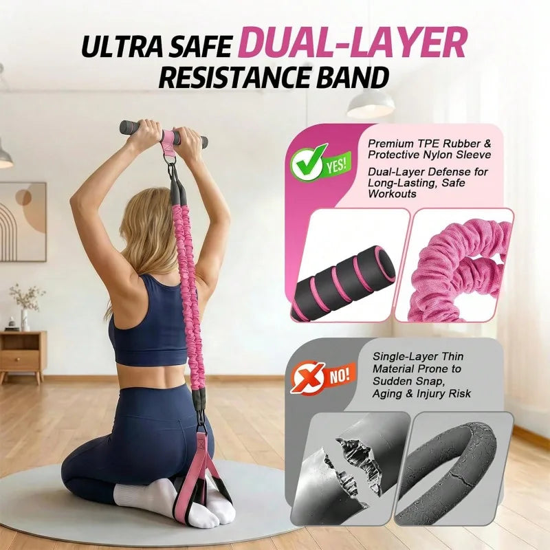 Multifunctional Resistance Band Kit For Full Body Workouts
