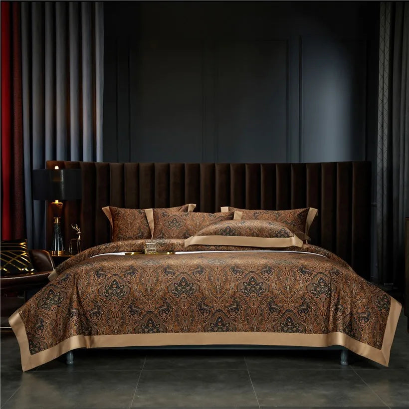 IvaRose Luxury Egyptian Cotton Duvet Cover Bedding Set