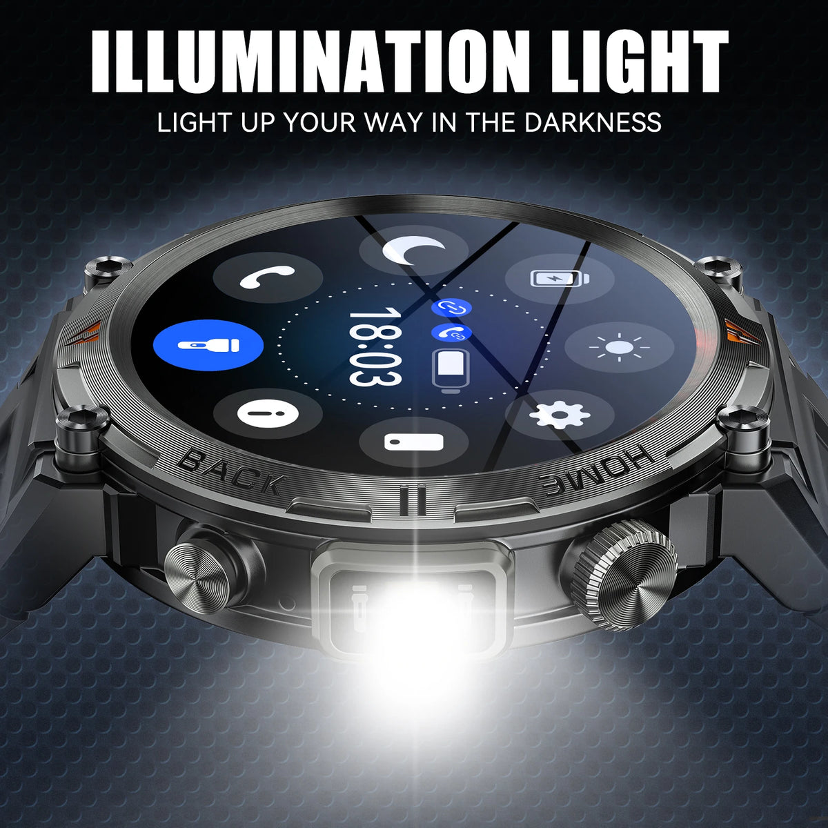 LaNikar KE3 Bluetooth Call Smart Watch With Health Monitor