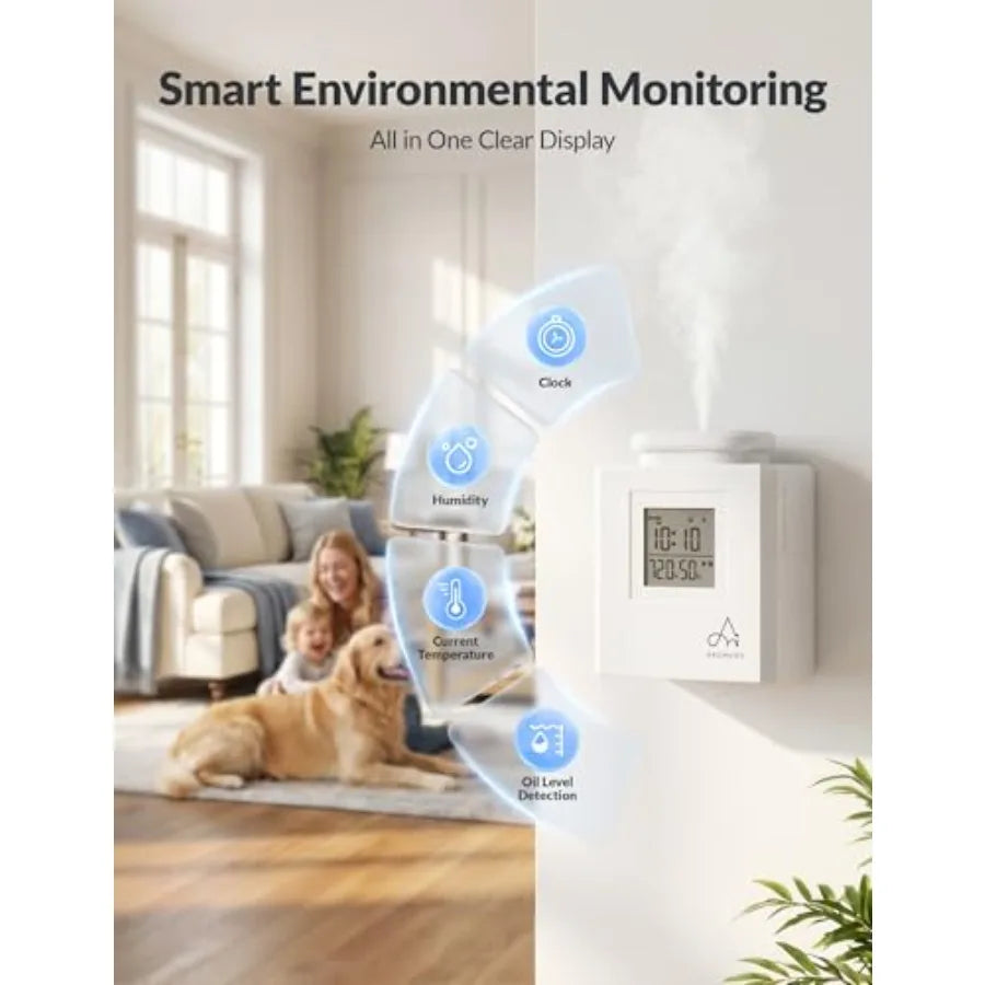 U4 Smart HVAC Waterless Essential Oil Diffuser With Cold Air