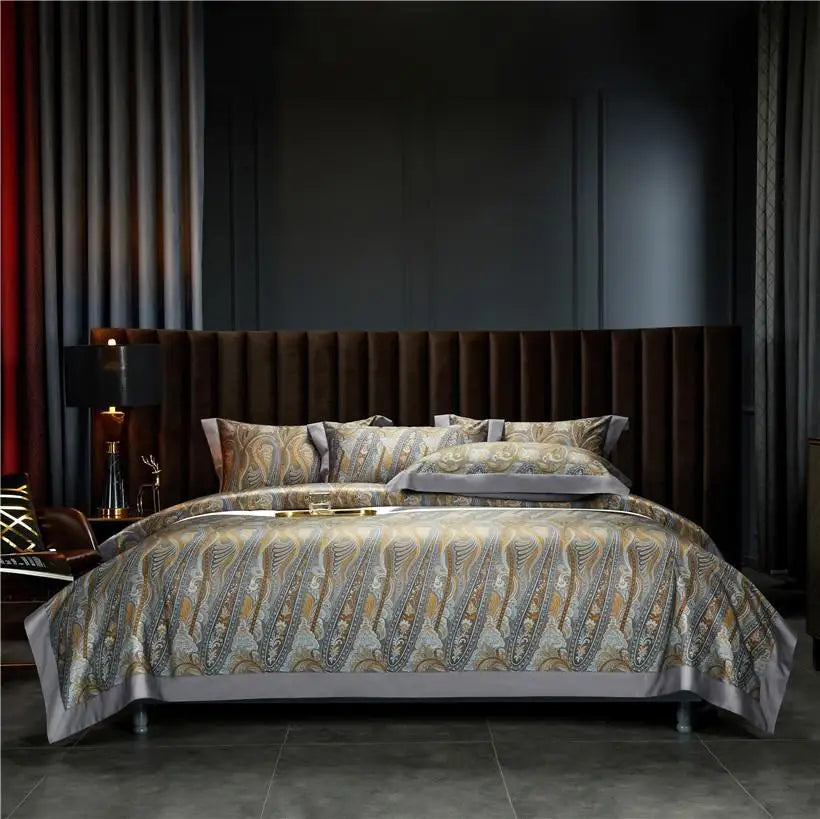IvaRose Luxury Egyptian Cotton Duvet Cover Bedding Set