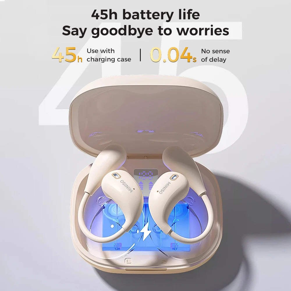 Miniso X33 Open Ear Bluetooth Earbuds With AI Translation