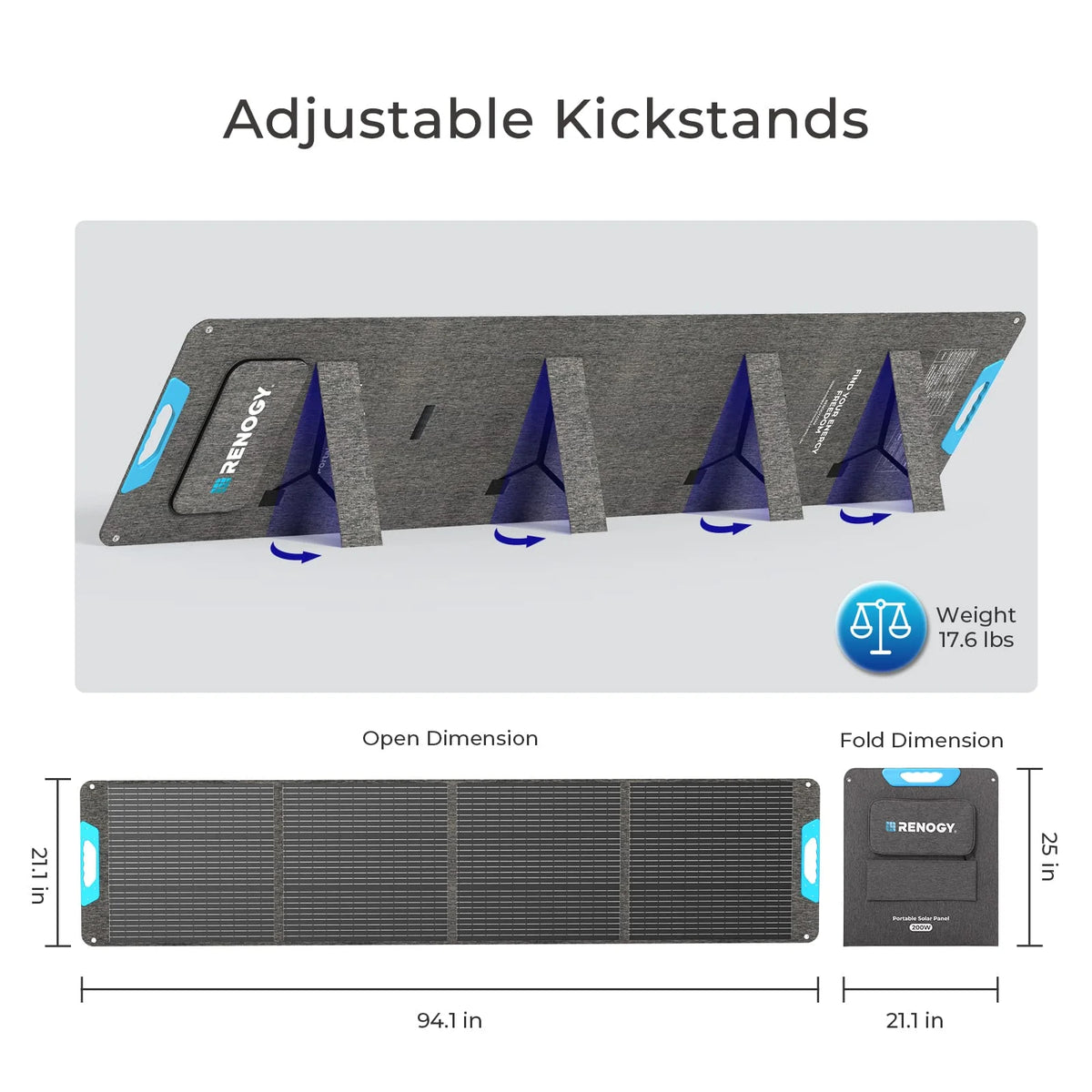 Renogy Foldable Portable Solar Panel For Outdoor Power And Camping
