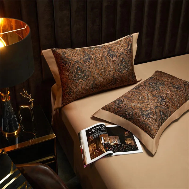 IvaRose Luxury Egyptian Cotton Duvet Cover Bedding Set