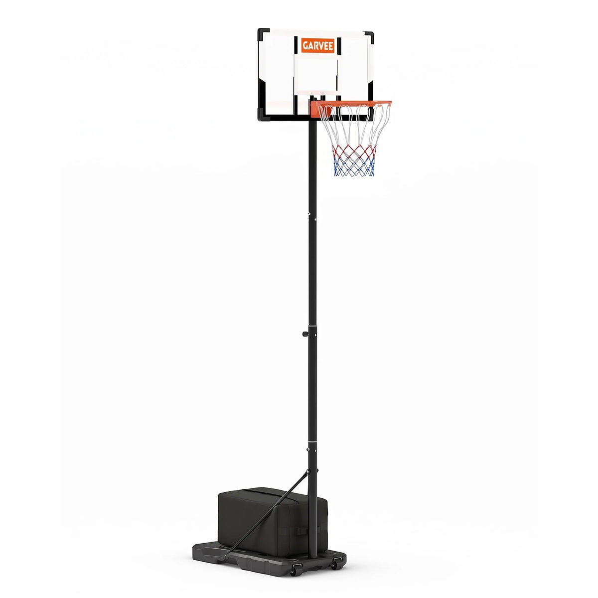 HiMiss Portable Adjustable Basketball Hoop With Wheels And Net