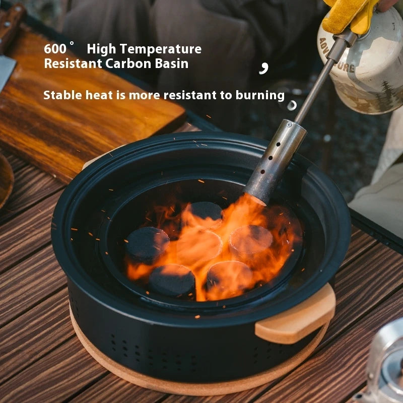 Naturehike Portable Tabletop Charcoal Barbecue Stove For Outdoors