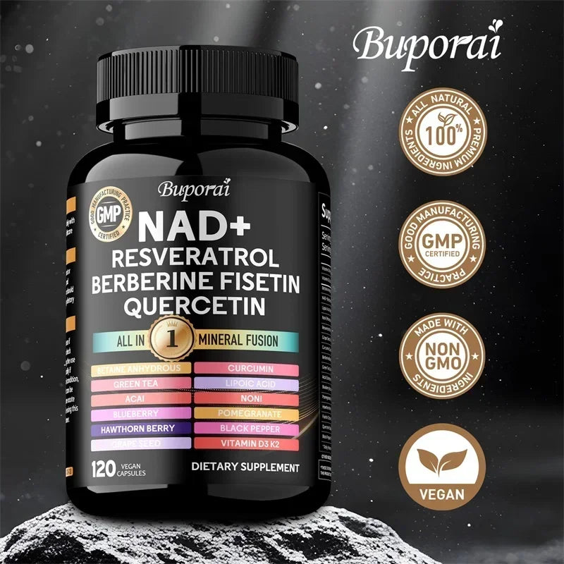 Xemenry Resveratrol Berberine NAD Cellular Health Support