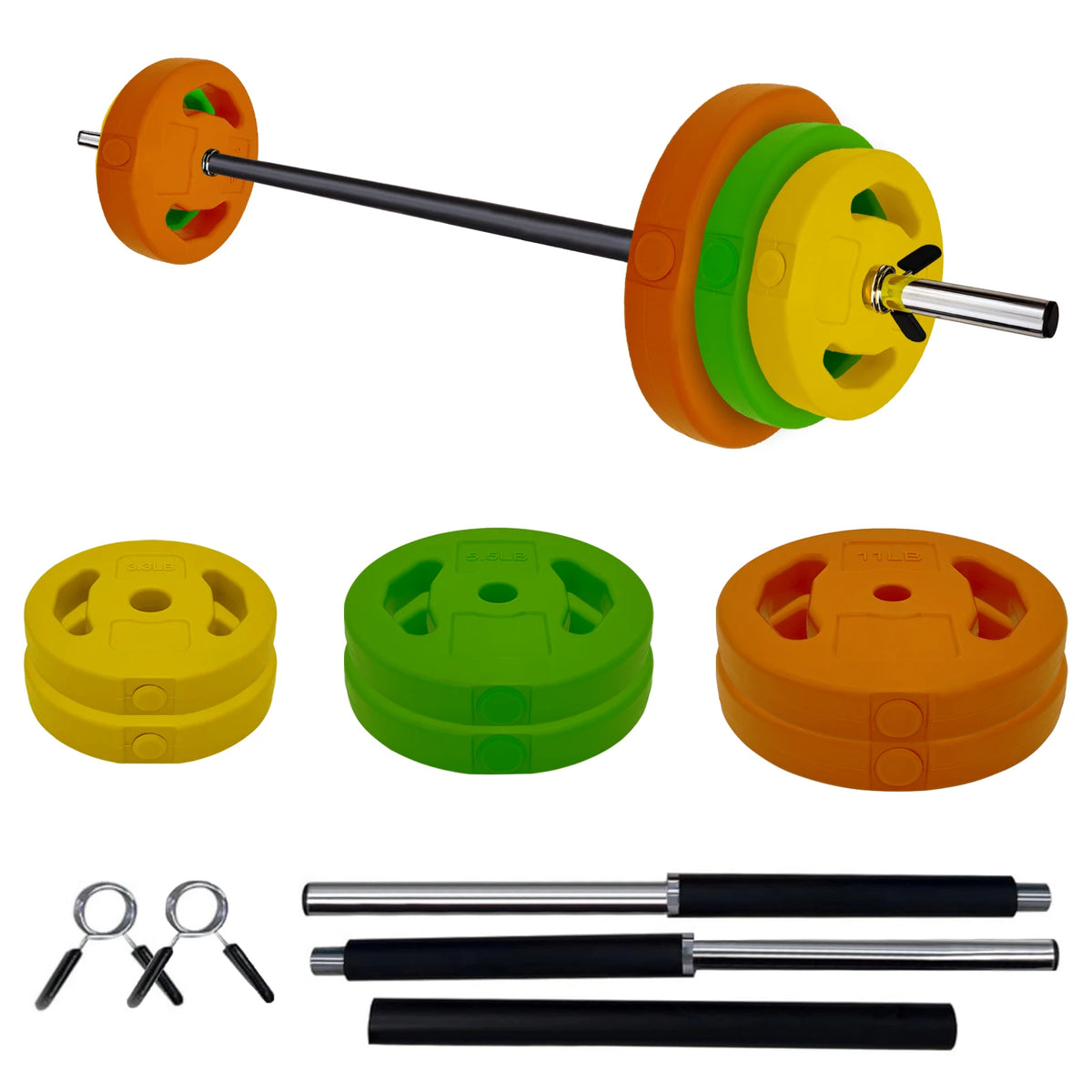 Twister CK Adjustable Barbell Weight Set Home Gym Strength Training