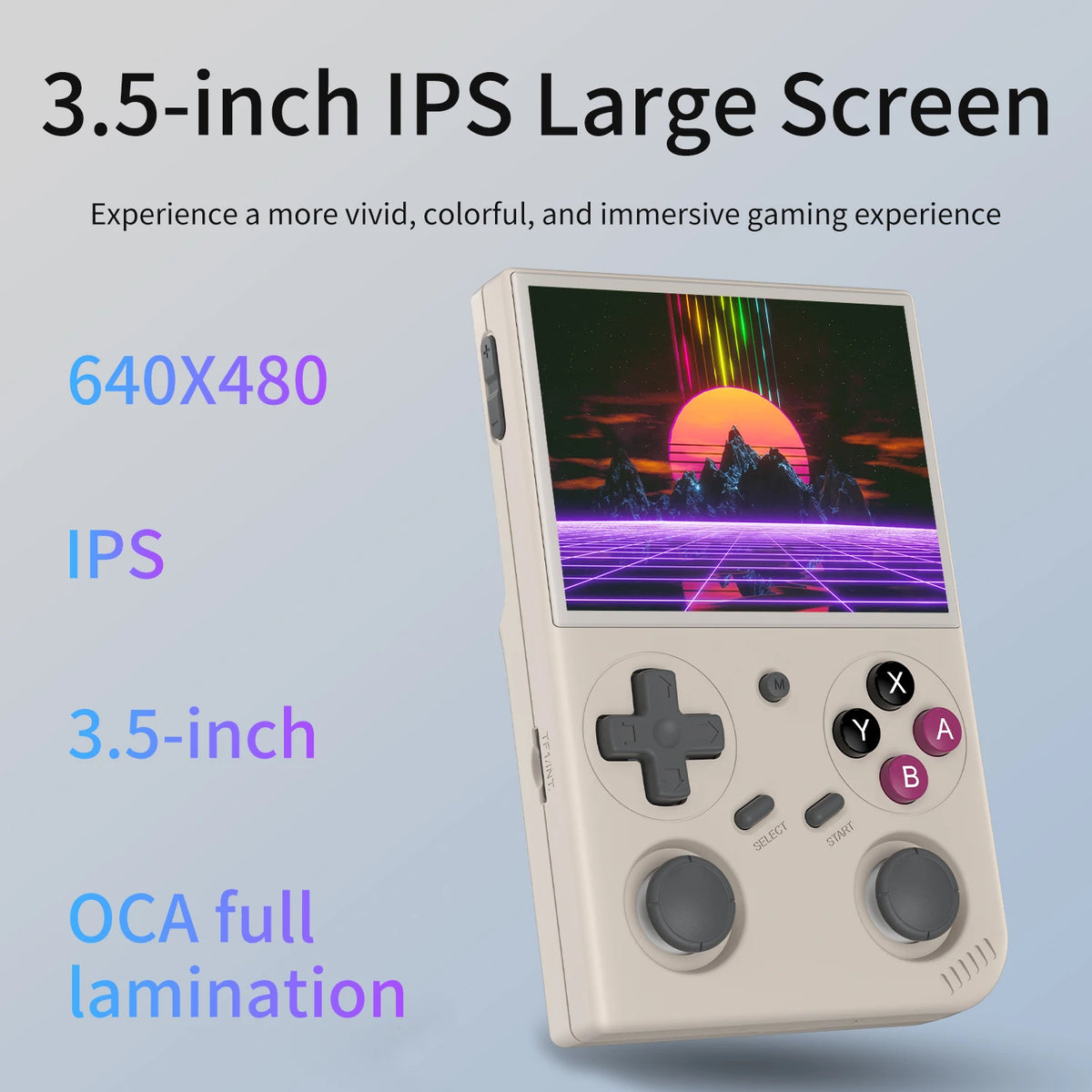Batlexp G350 Portable Retro Handheld Game Console With Vibration