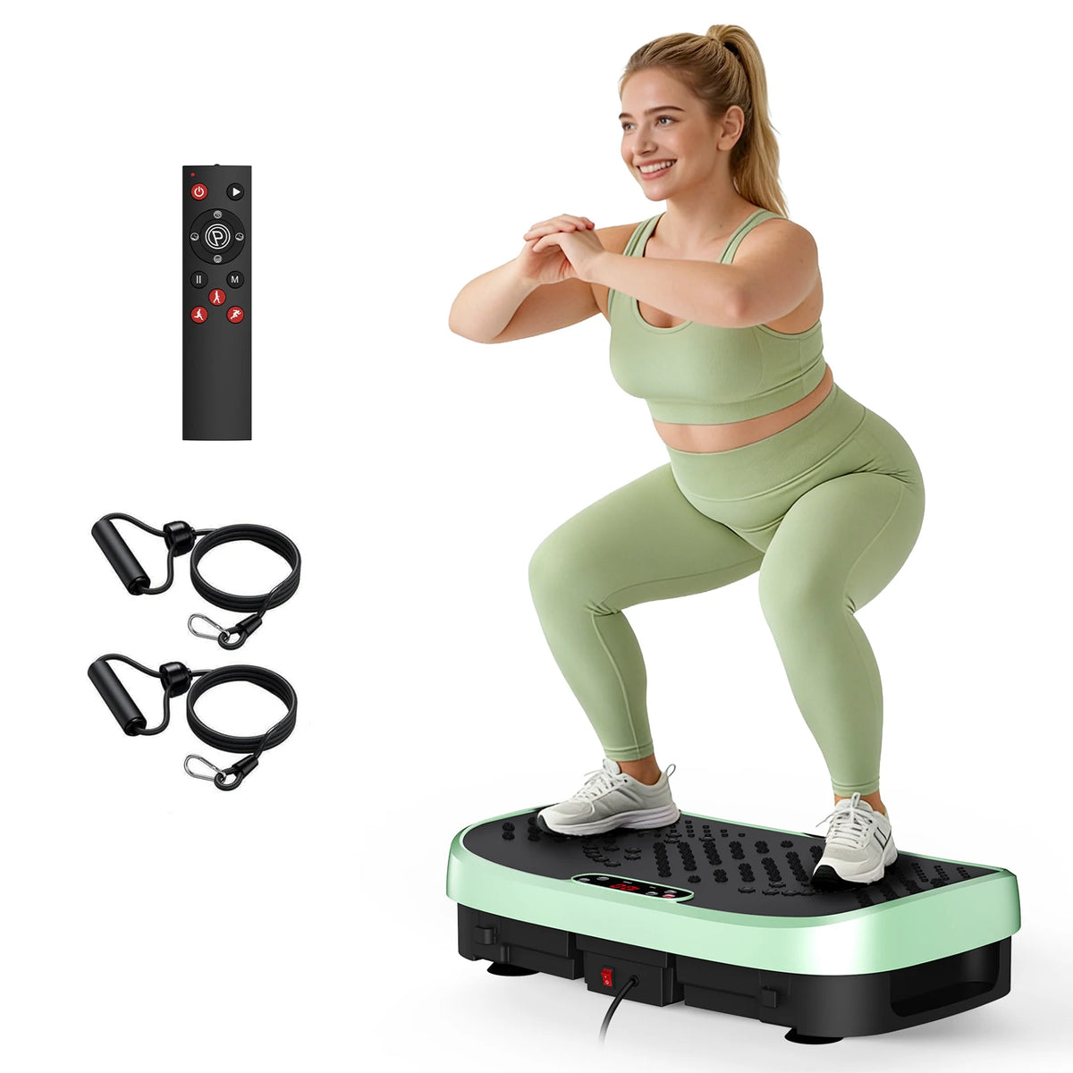 Professional Whole Body Vibration Platform For Home Fitness