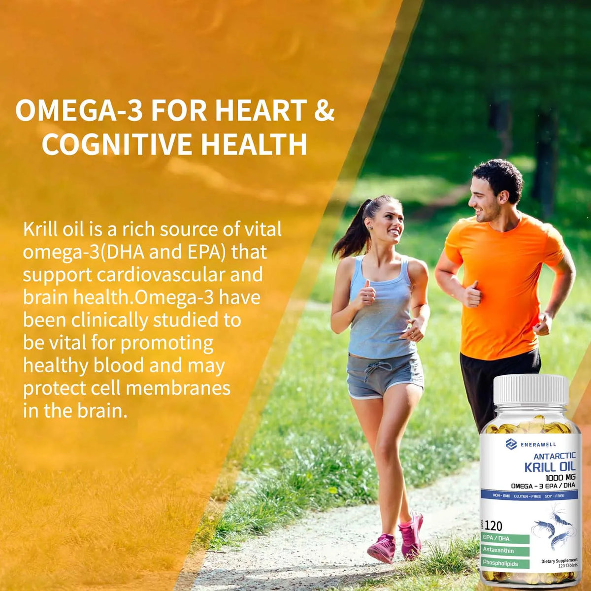 Antarctic Krill Oil Capsules With Omega Three EPA DHA Astaxanthin