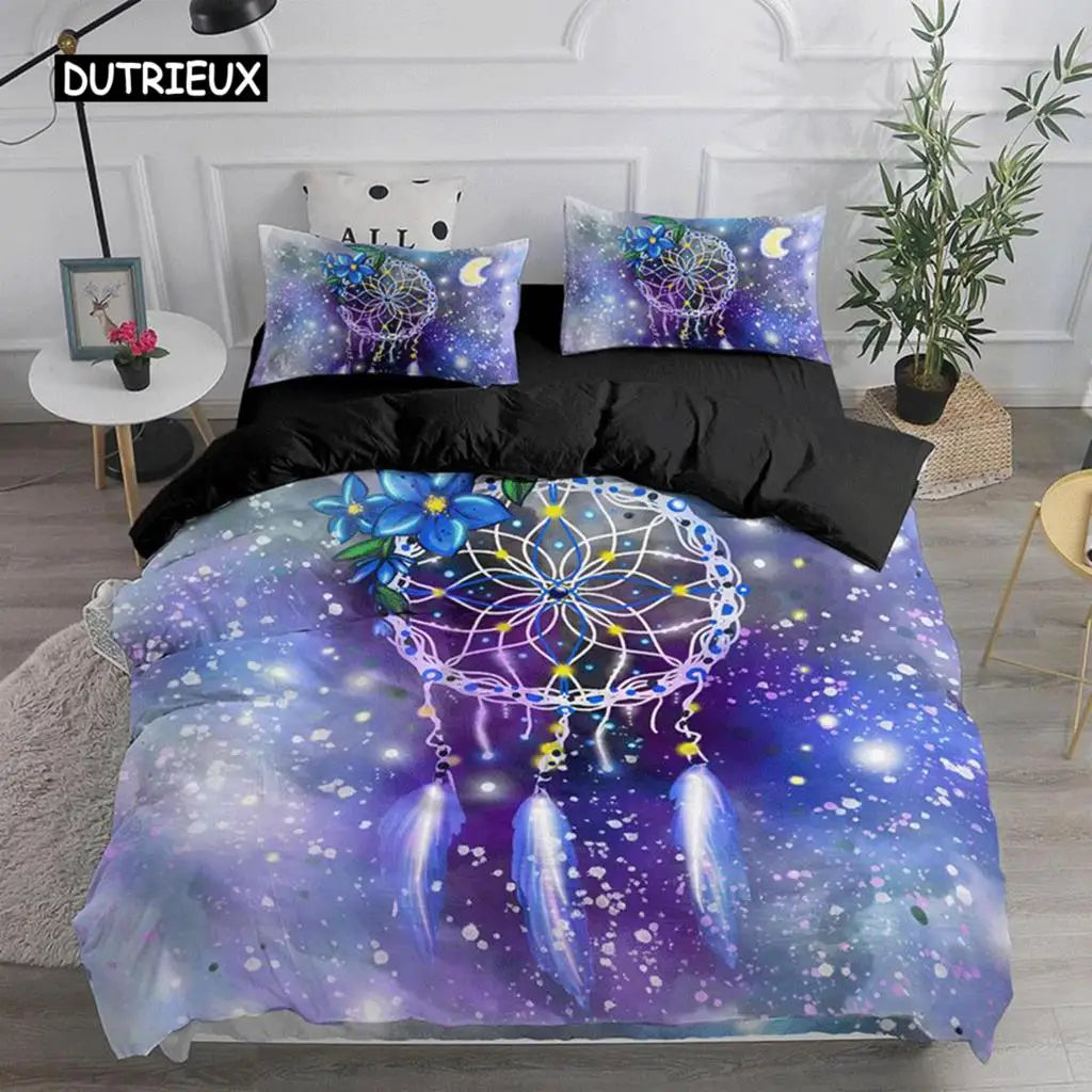 Bohemian Dream Catcher Duvet Cover Elegant Bedding Set