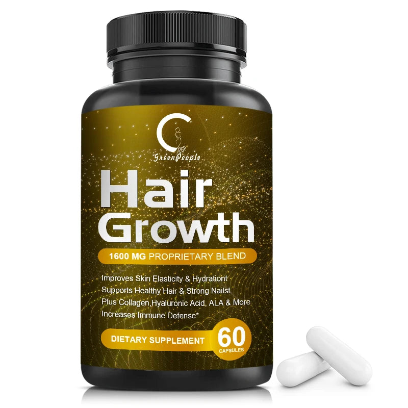 MINCH 5000mcg Biotin Capsules For Hair Skin And Immunity Support