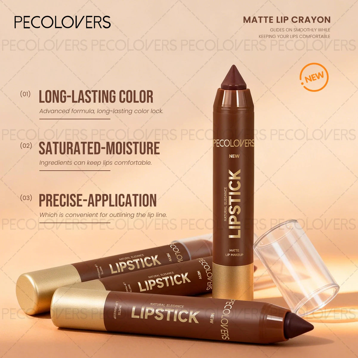 6PCS/Set Lip Makeup Set, Matte Lip Liner & Moisturizing Transparent Lip Oil & Lip Liner Lipstick Pen & Moisturize Lip Gloss & Red Nude Lipstick & Fruit Cherry Flavored Lip Balm, Create Rich Lip Makeup
