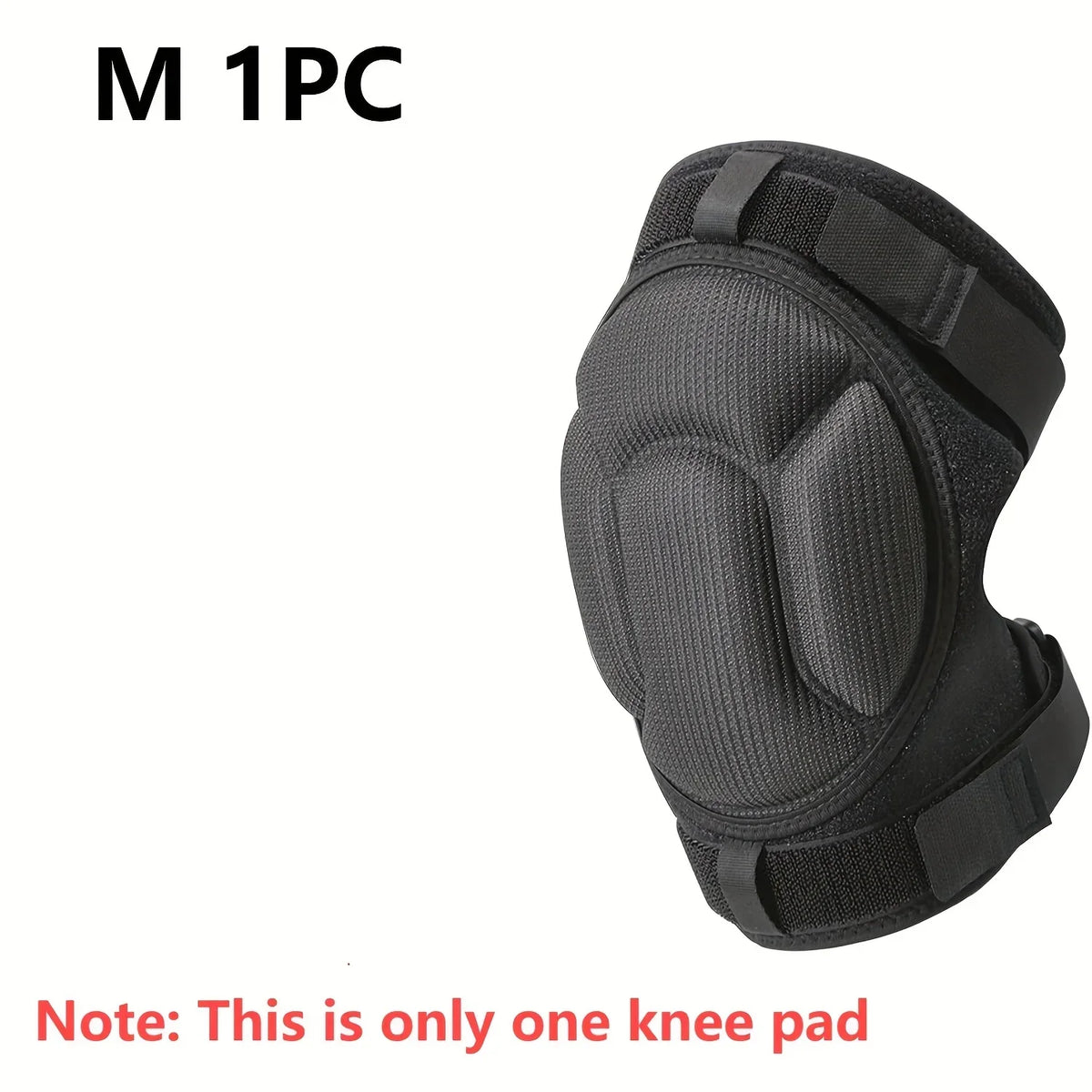 Soft Cushioned Knee Pads With Adjustable Anti Slip Support Straps