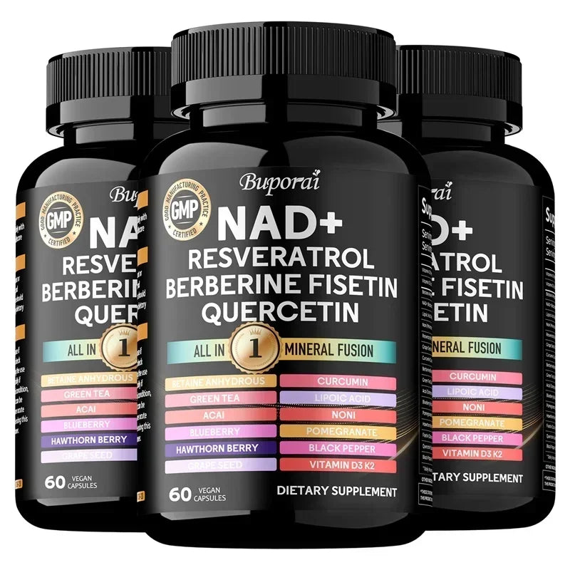 Xemenry Resveratrol Berberine NAD Cellular Health Support