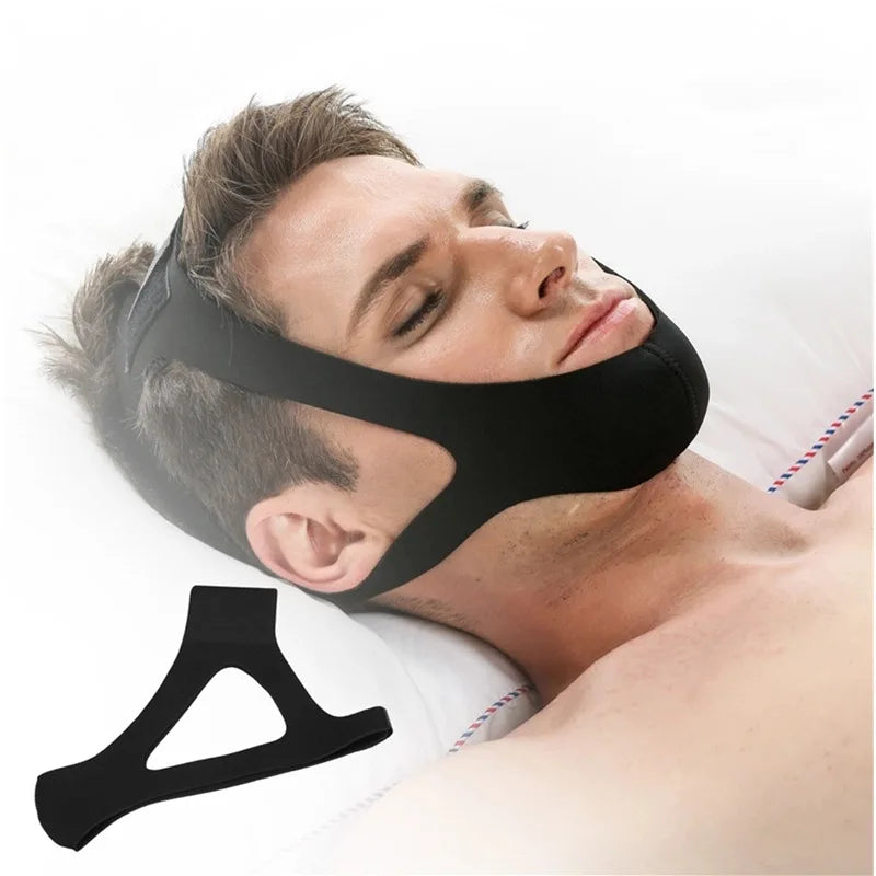 Premium Cotton Chin Rest Strap for Reducing Nightly Snoring