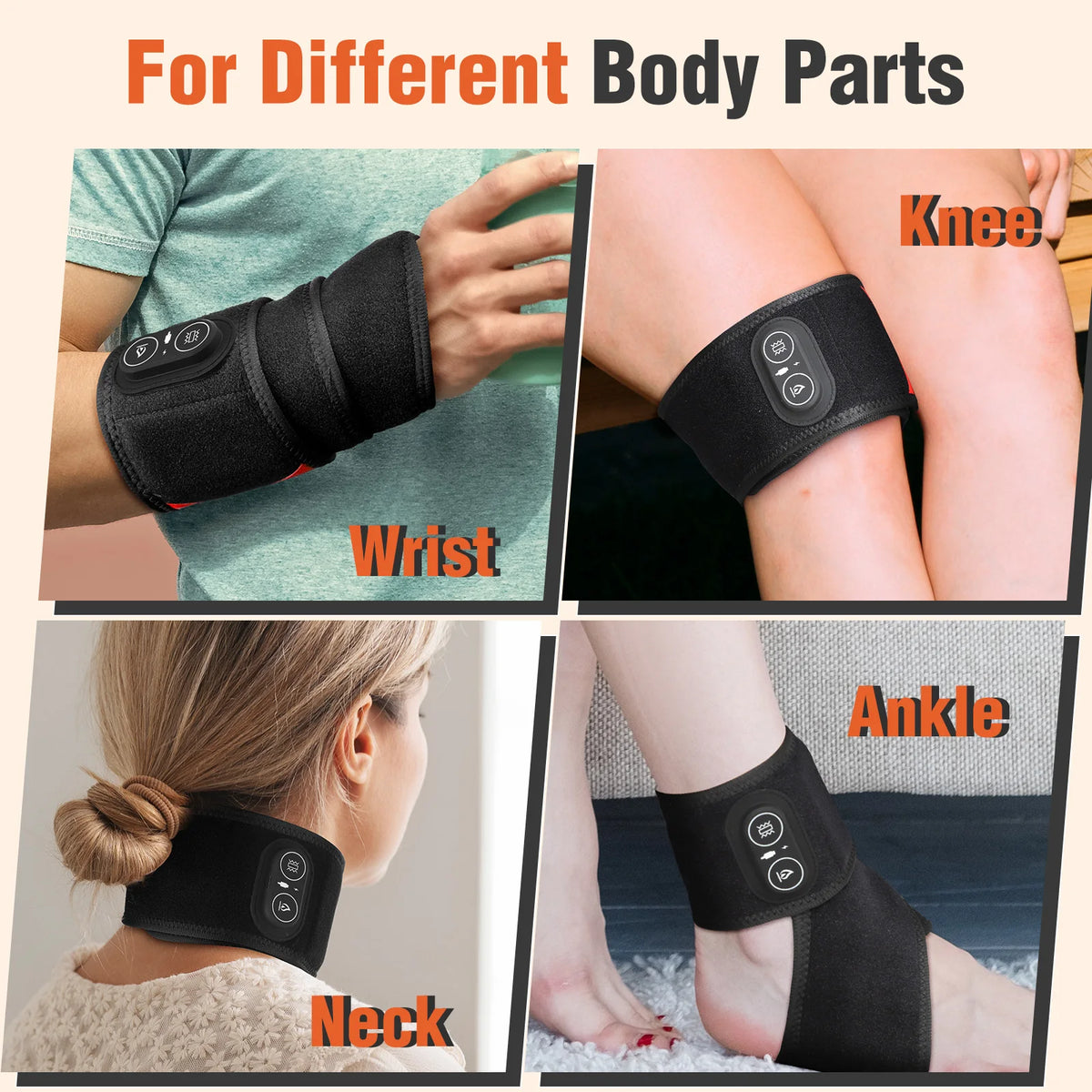Moajaza Electric Heated Wrist Wrap For Joint Support And Care