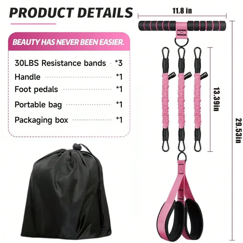 Multifunctional Resistance Band Kit For Full Body Workouts