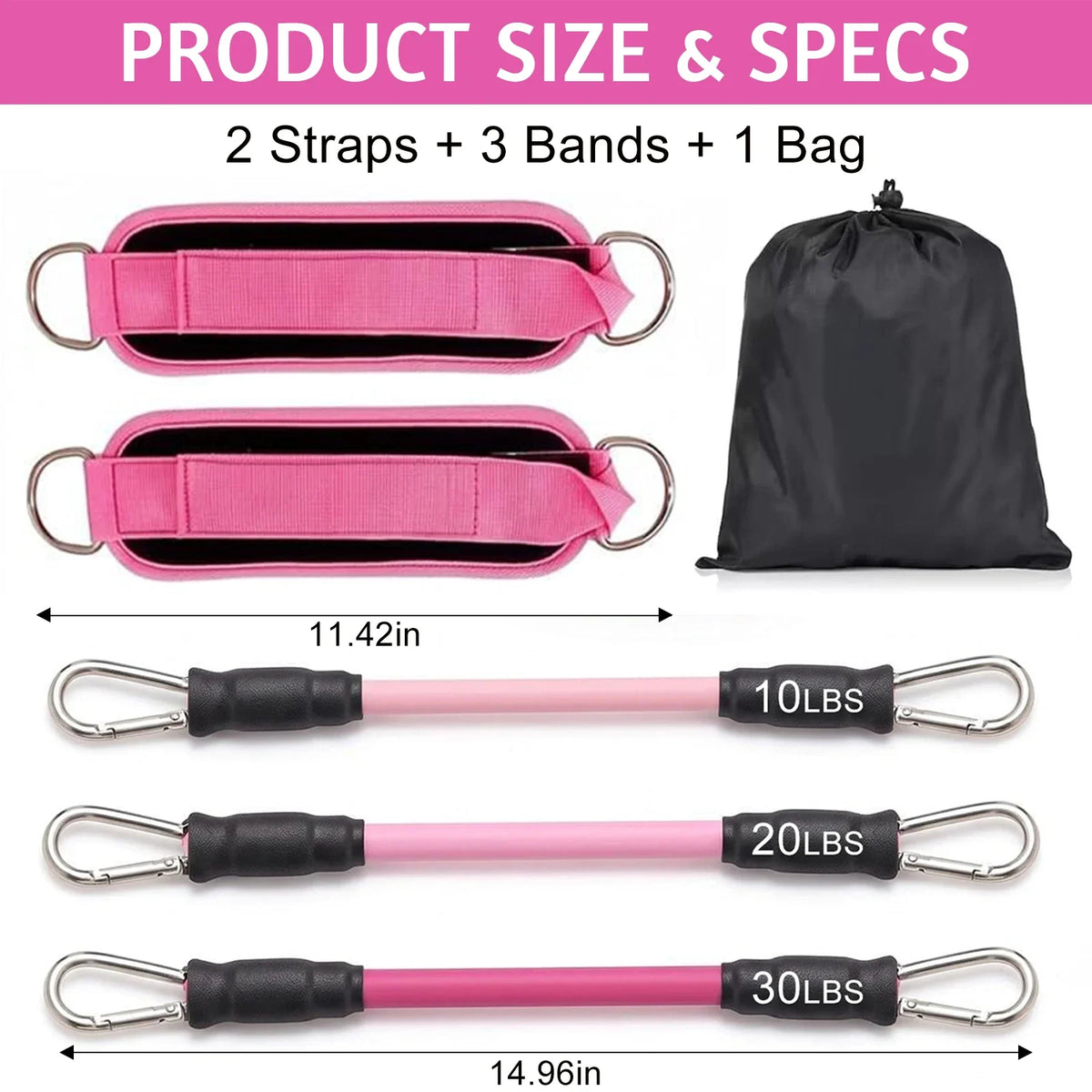 Multifunctional Resistance Band Kit For Full Body Workouts