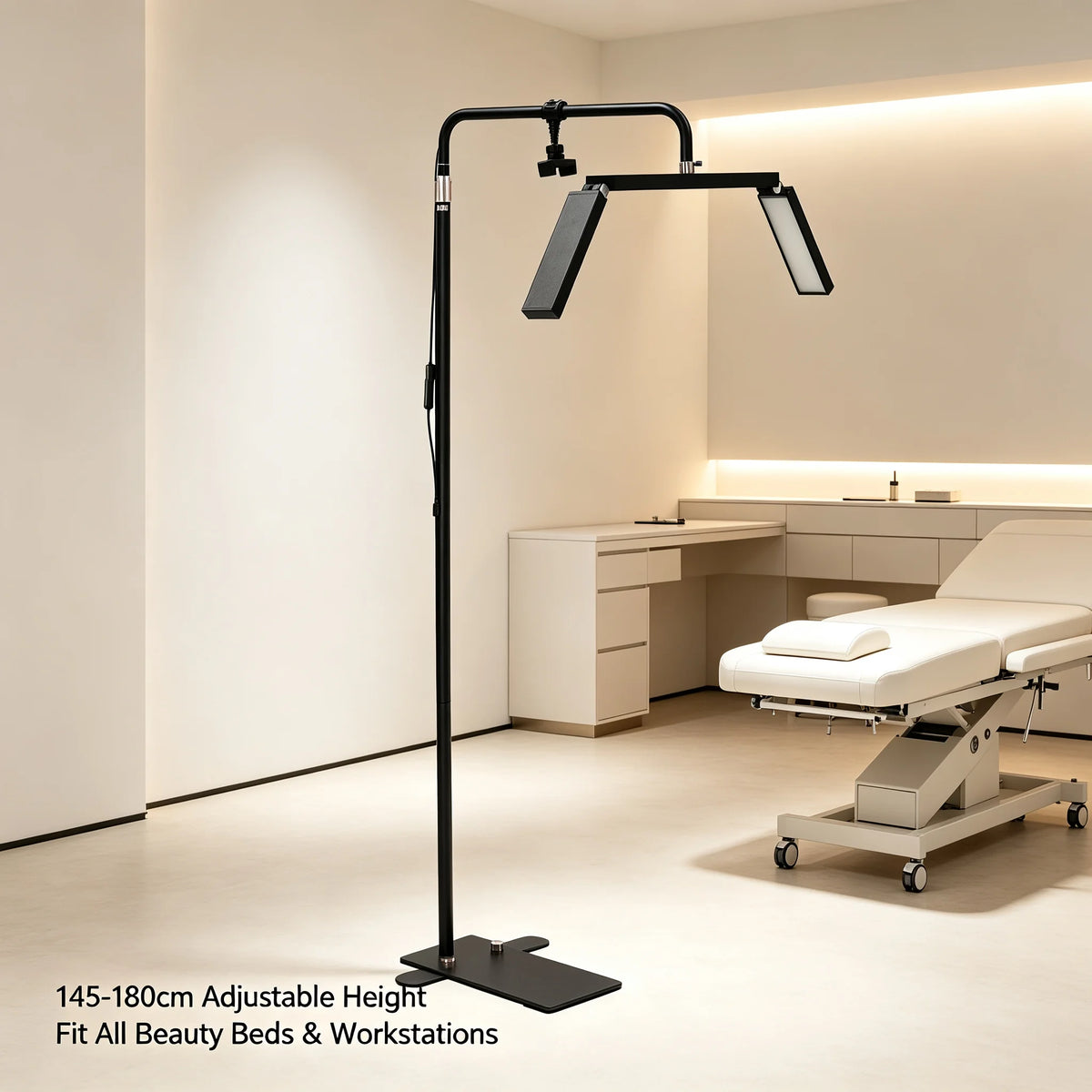 Bymaocar LED Lash Floor Lamp With Remote And Phone Stand
