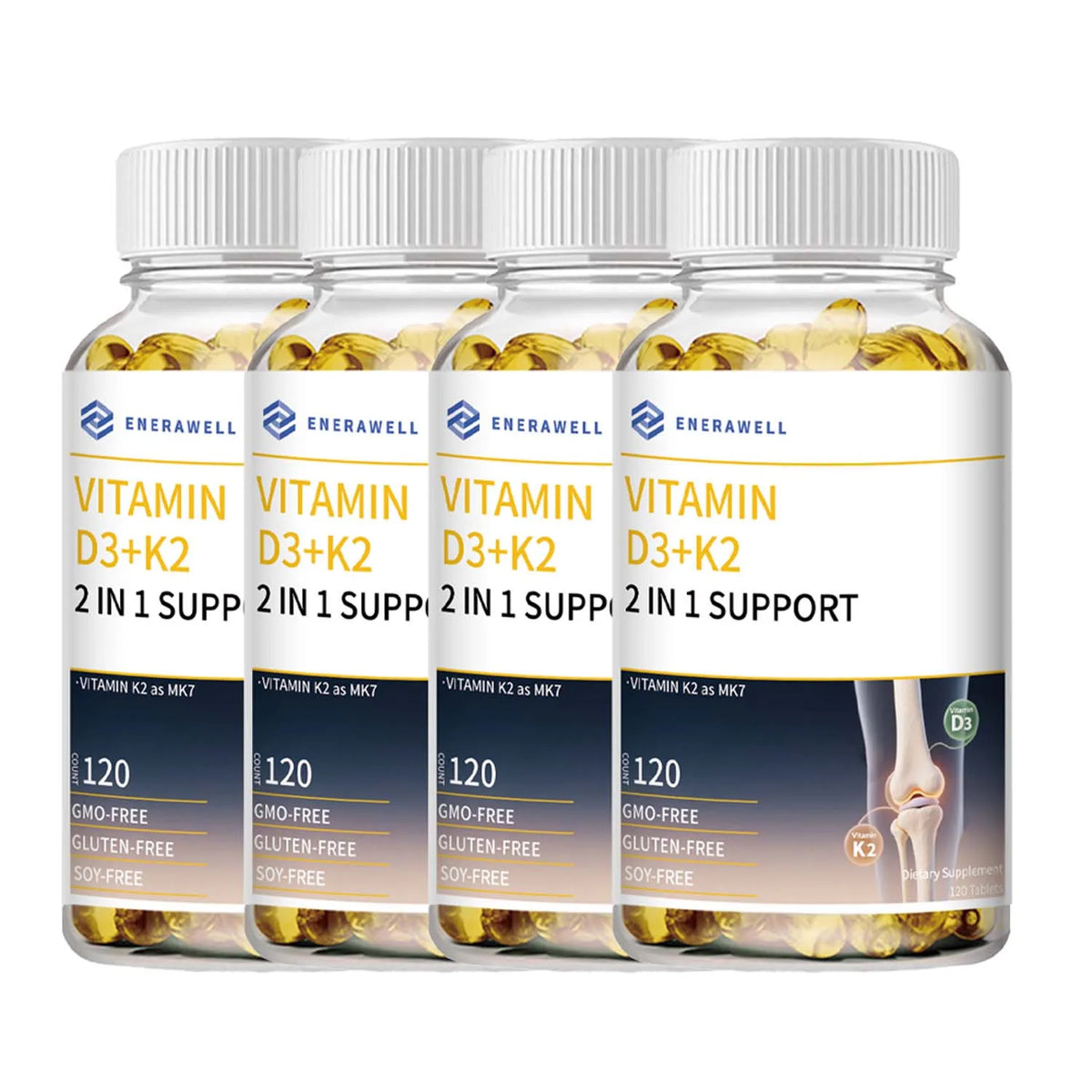 Vitamin D3 And K2 Supplement For Bone Health Support