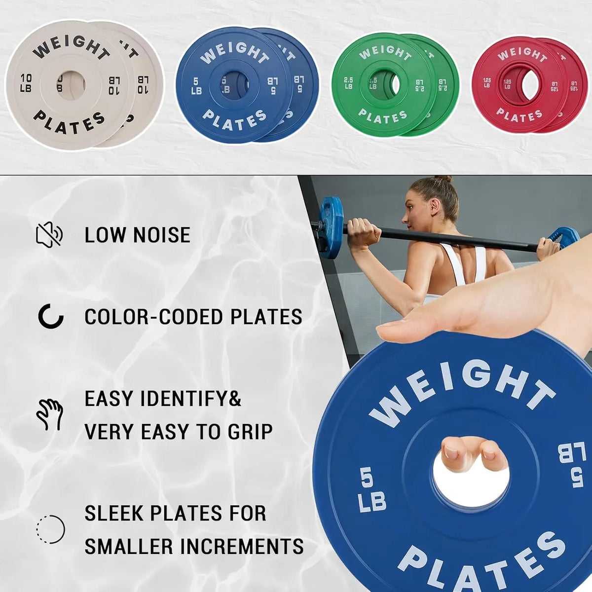 Twister CK Rubber Coated Barbell Bumper Plates For Strength Training