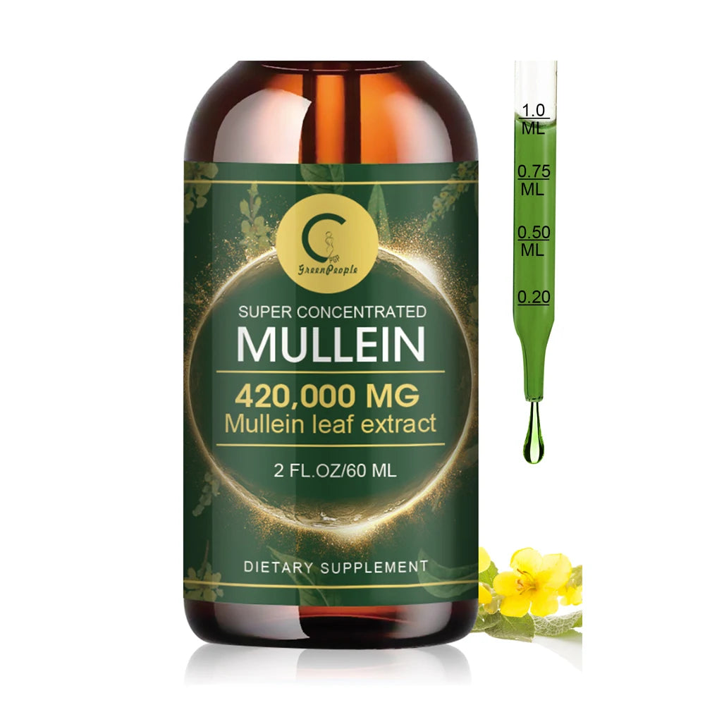 Minch Mullein Drops For Respiratory And Lung Health Support