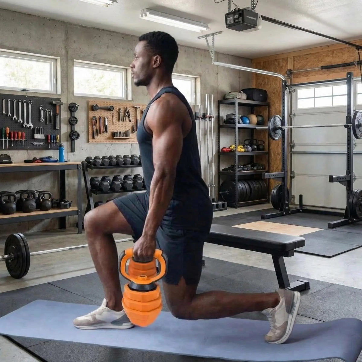 Adjustable Dumbbells Free Weight Set With Connector For Home Gym
