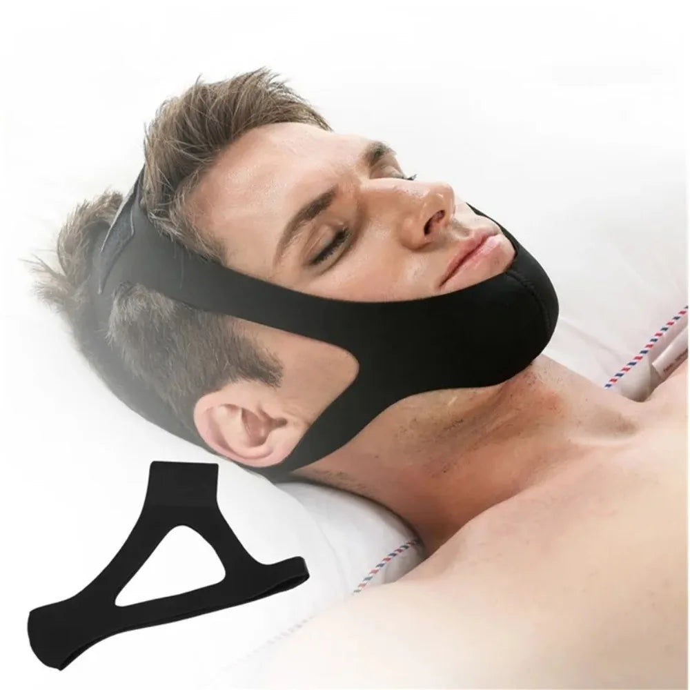 Premium Cotton Chin Rest Strap for Reducing Nightly Snoring
