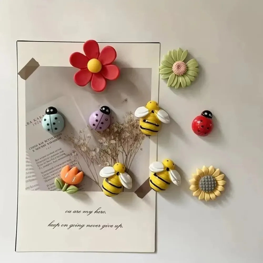 10pcs Adorable Refrigerator Magnets - Durable & Strong Hold for Kitchen, Office & More - Versatile Home Decor Mothers Day Gift