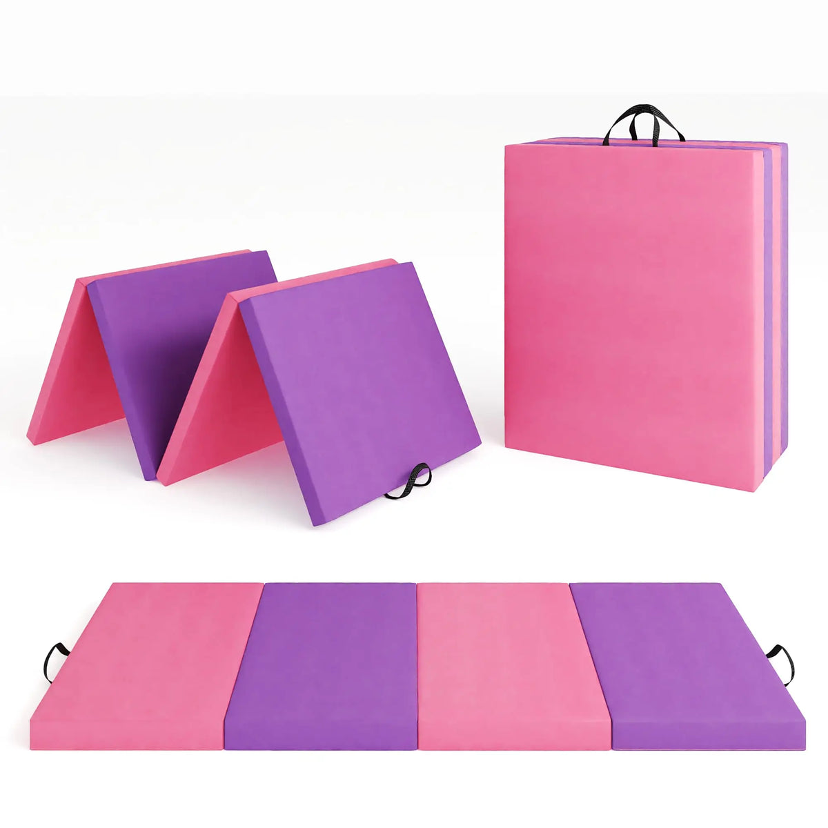 HiMISS Foldable Gymnastics Exercise Mat For Home Fitness Training