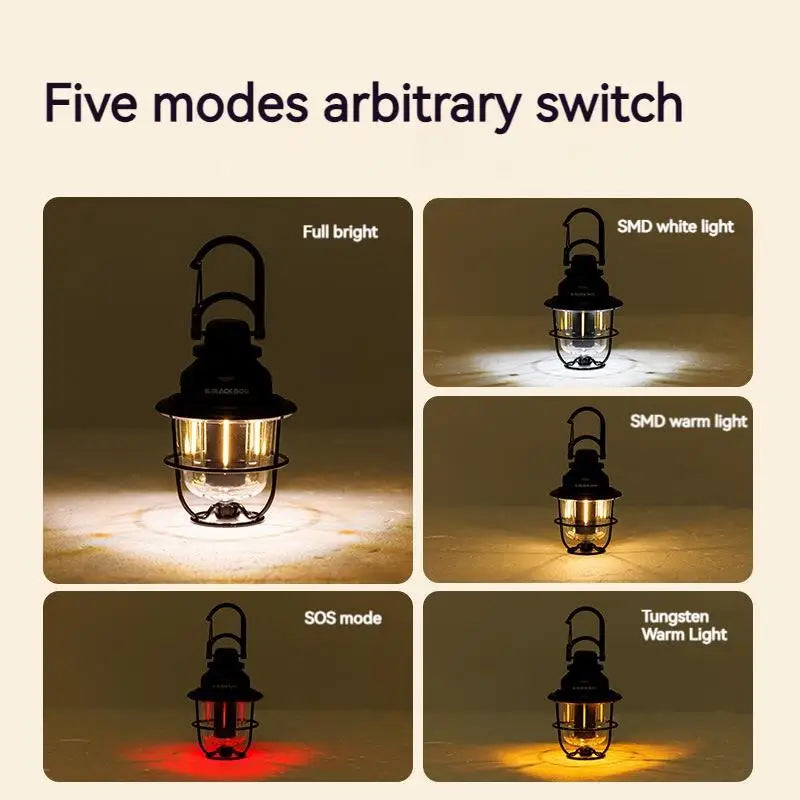Naturehike Retro Camping Lantern Led Outdoor Emergency Tent Light