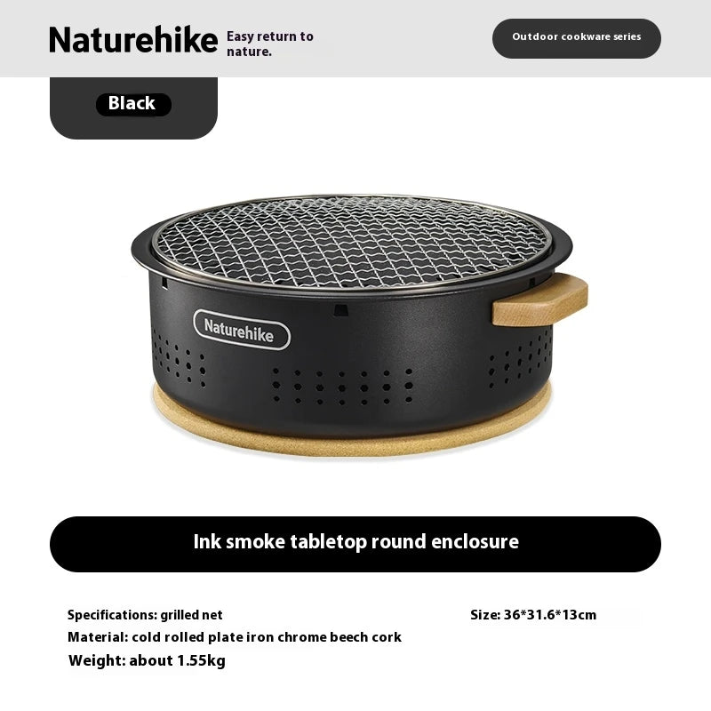 Naturehike Portable Tabletop Charcoal Barbecue Stove For Outdoors