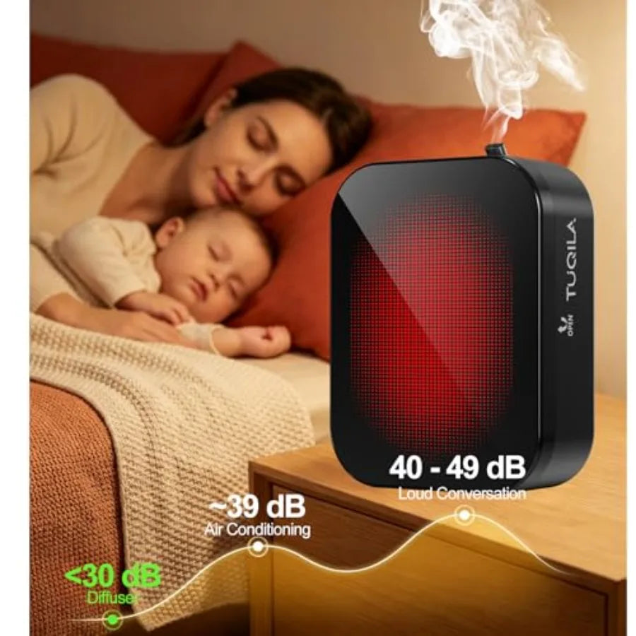 Smart App Controlled Waterless Essential Oil Diffuser For Home