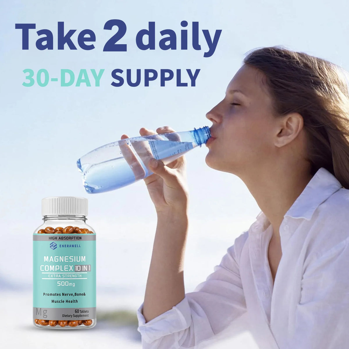 Magnesium Complex Capsules For Bone And Heart Health Support