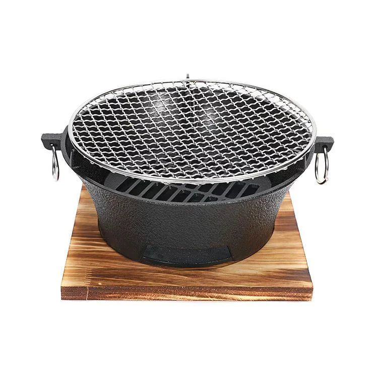Zoe Cast Iron Outdoor Camping Charcoal Alcohol Camp Stove