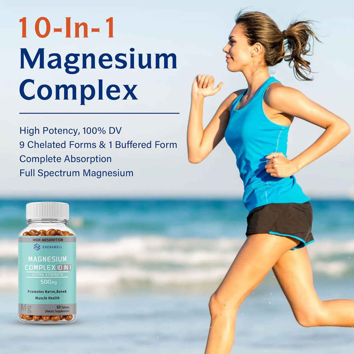 Magnesium Complex Capsules For Bone Heart Health And Sleep Support