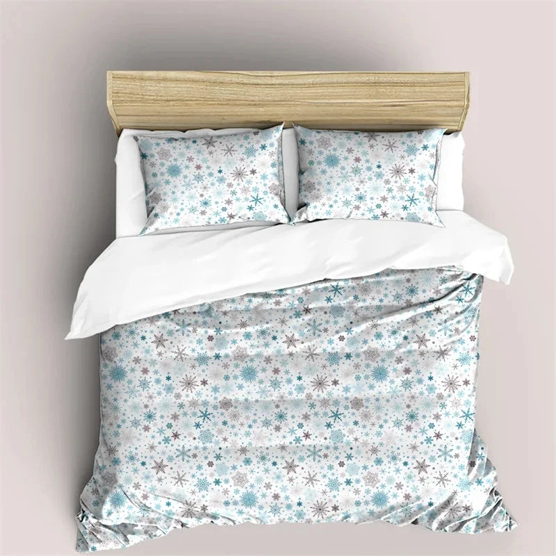 Bohemian Mandala Botanical Floral Brushed Duvet Cover Set